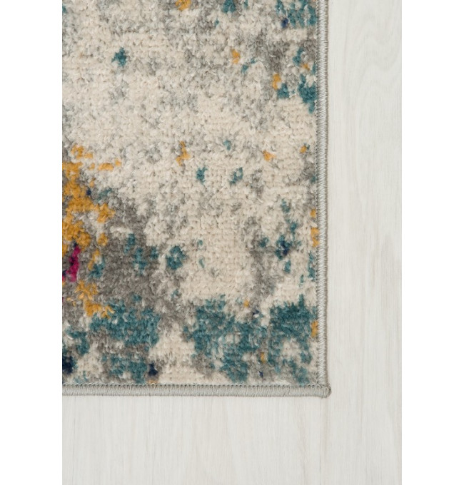 Koberec DENVER G038A FAA - bílý, tmavomodrý