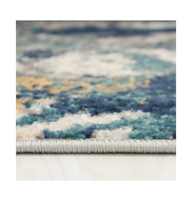 Koberec DENVER G059A FAA bílý, tmavomodrý