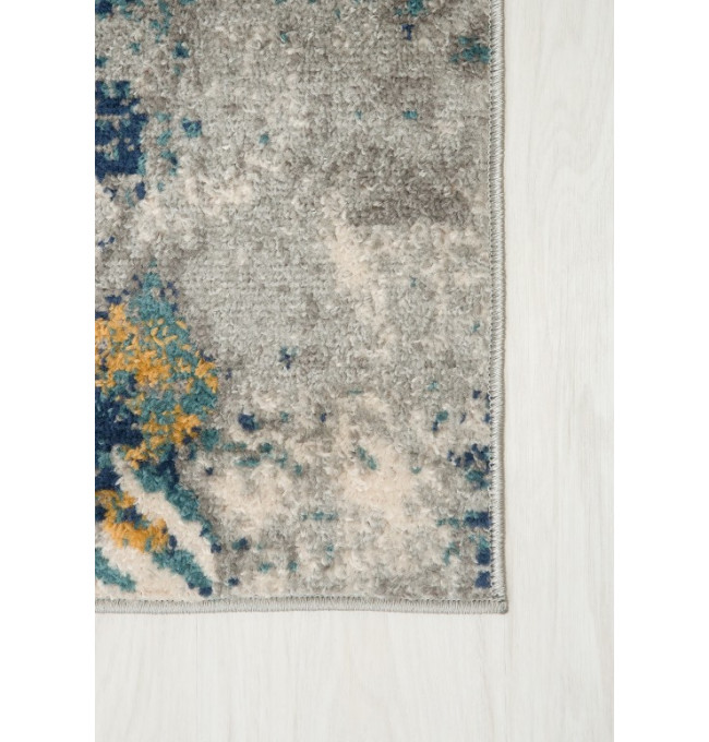 Koberec DENVER G059A FAA bílý, tmavomodrý