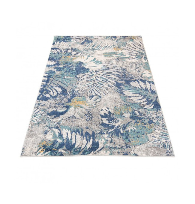 Koberec DENVER G059A FAA bílý, tmavomodrý