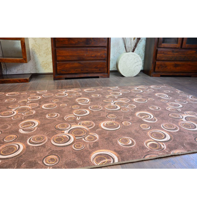 Koberec DROPS hnědý