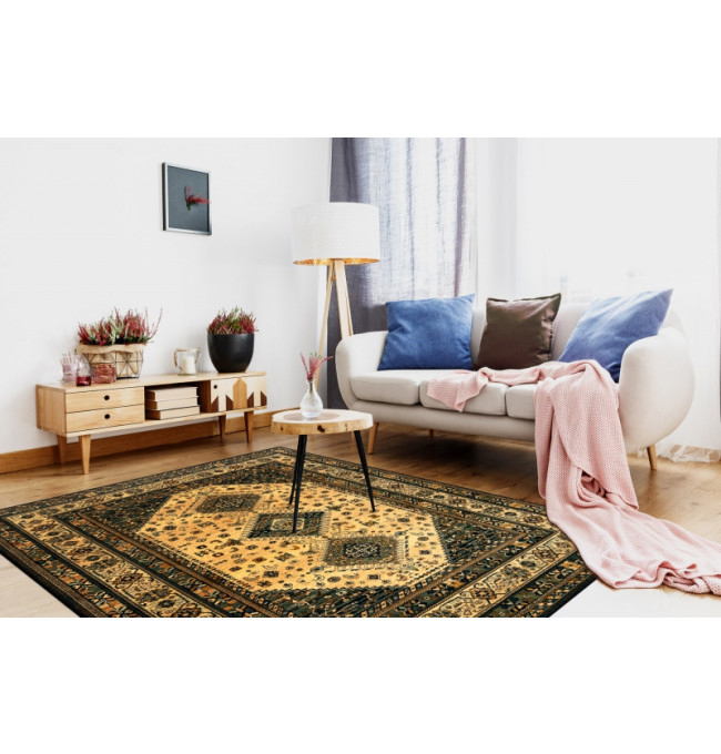 Koberec EDEN KAZAK Ornament smaragd zelený