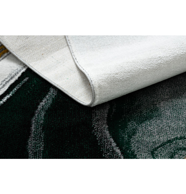 Koberec EMERALD exkluzivní 1017 glamour, styl marmur lahvově zelený/zlatý