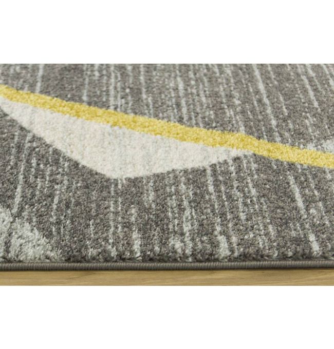 Koberec EMILY 2326A šedý/žlutý