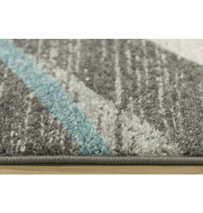 Koberec EMILY 2326A šedý/žlutý