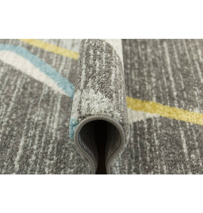 Koberec EMILY 2326A šedý/žlutý