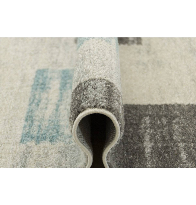 Koberec EMILY 2340A tyrkysový / šedý