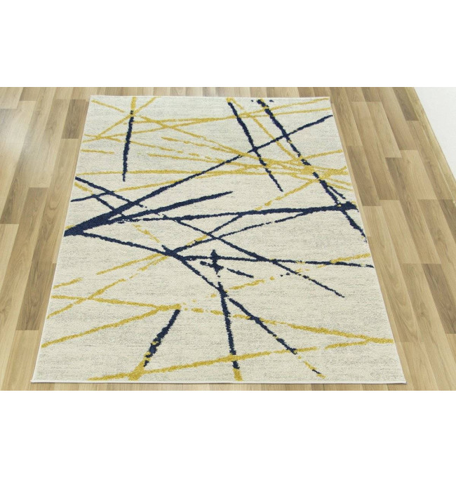 Koberec EMILY 2355A béžový/modrý