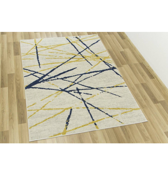 Koberec EMILY 2355A béžový/modrý