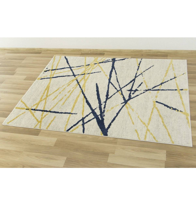 Koberec EMILY 2355A béžový/modrý