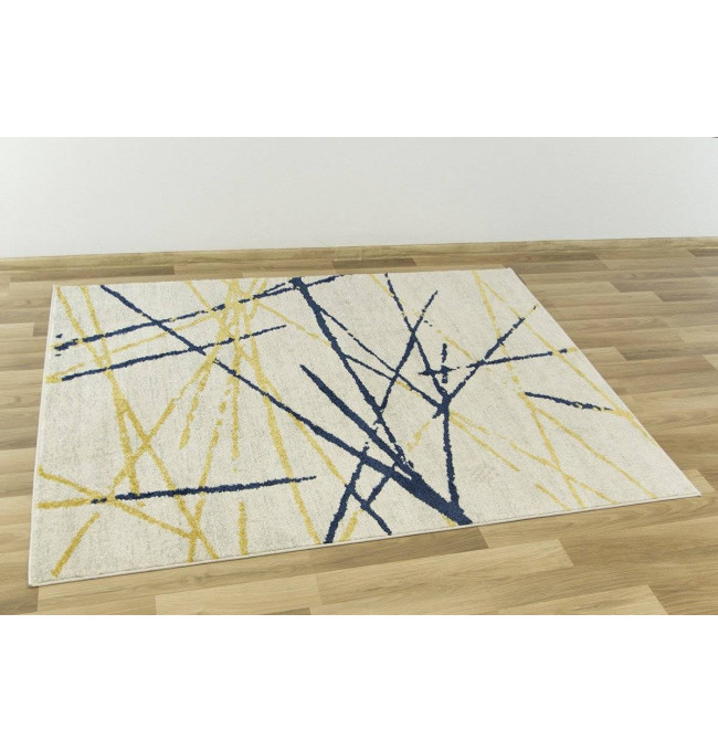 Koberec EMILY 2355A béžový/modrý