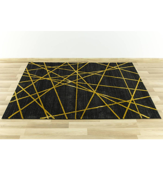 Koberec FESTIVAL 2731A zlatý / černý