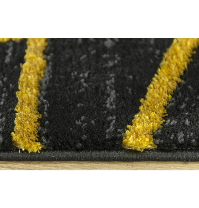 Koberec FESTIVAL 2731A zlatý / černý