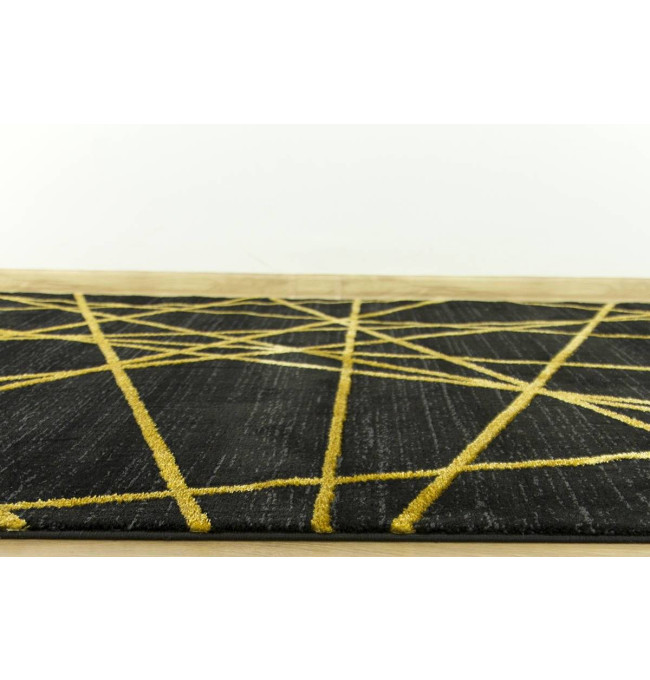 Koberec FESTIVAL 2731A zlatý / černý