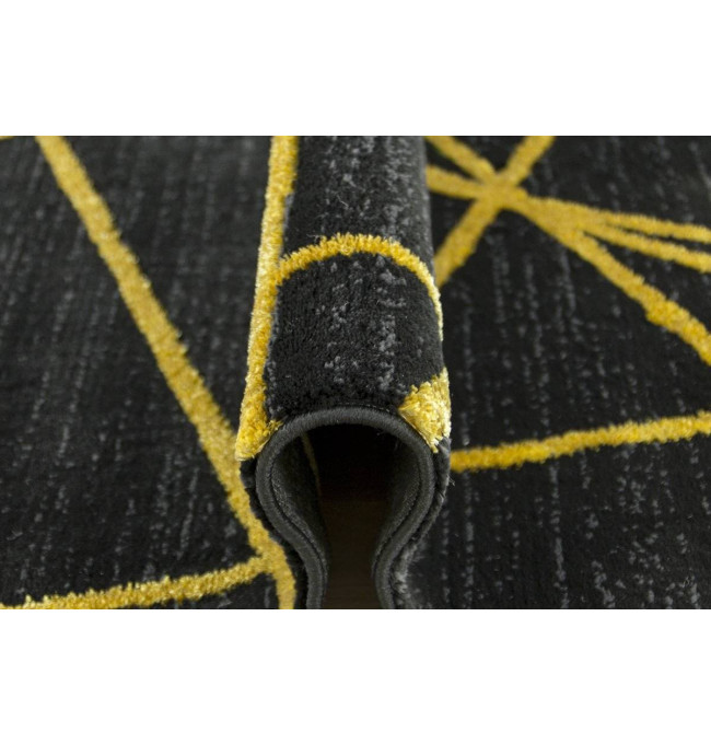 Koberec FESTIVAL 2731A zlatý / černý