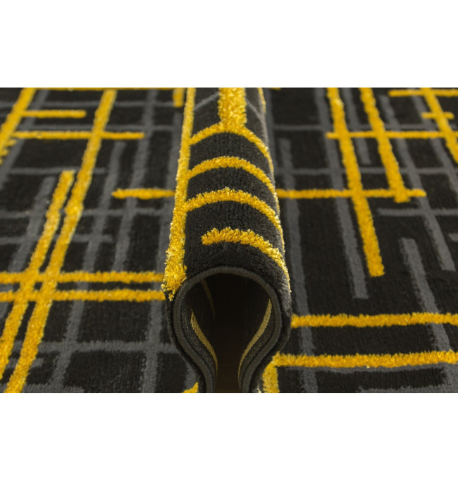 Koberec FESTIVAL 2732A zlatý / černý