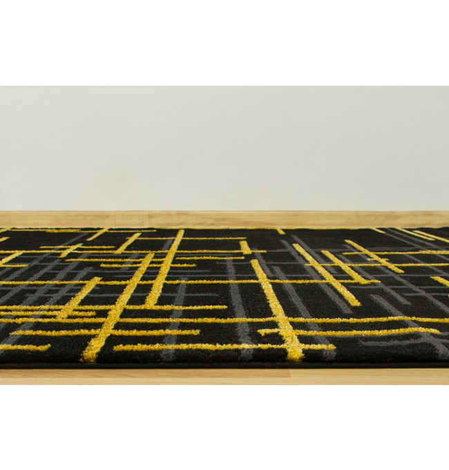 Koberec FESTIVAL 2732A zlatý / černý