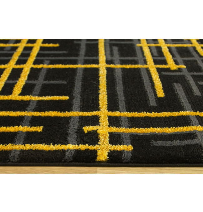 Koberec FESTIVAL 2732A zlatý / černý