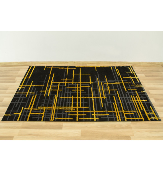 Koberec FESTIVAL 2732A zlatý / černý