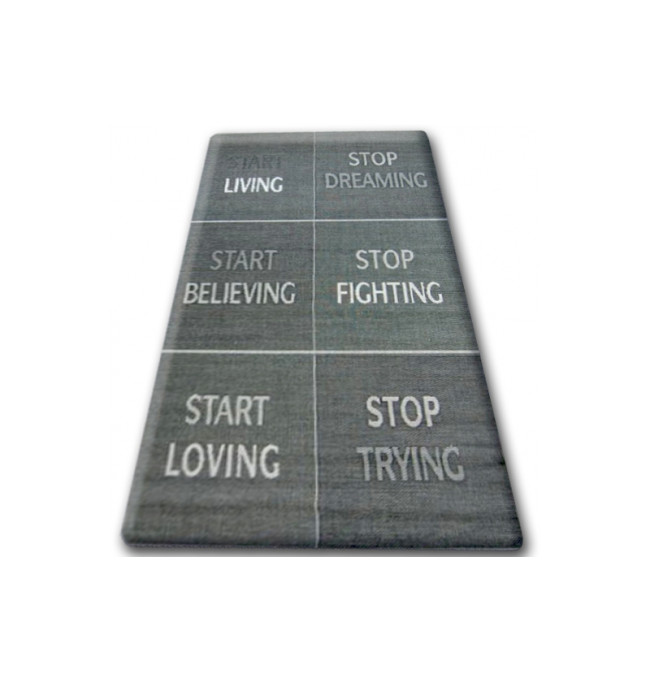 Koberec Floorlux sizal 20275 YOLO Černo/stříbrný