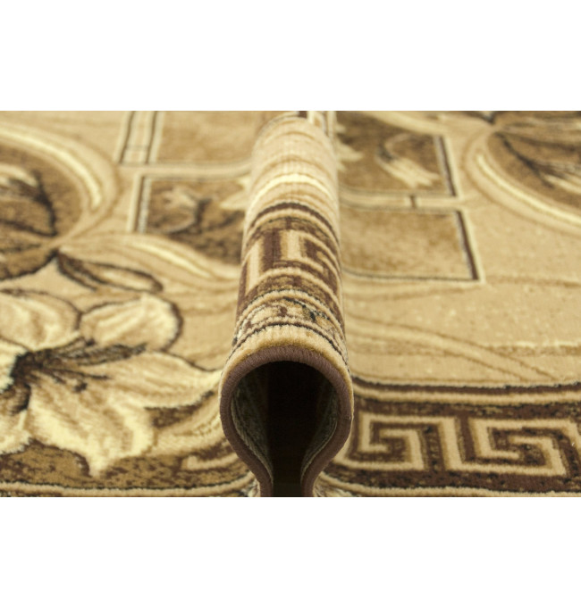 Koberec GOLD 365/12 béžový / hnědý ovál