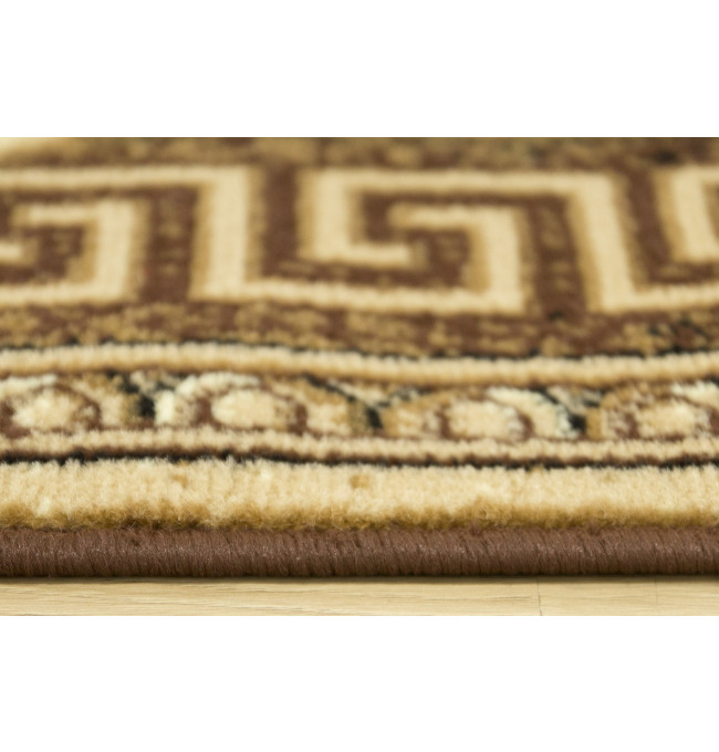 Koberec GOLD 365/12 béžový / hnědý ovál