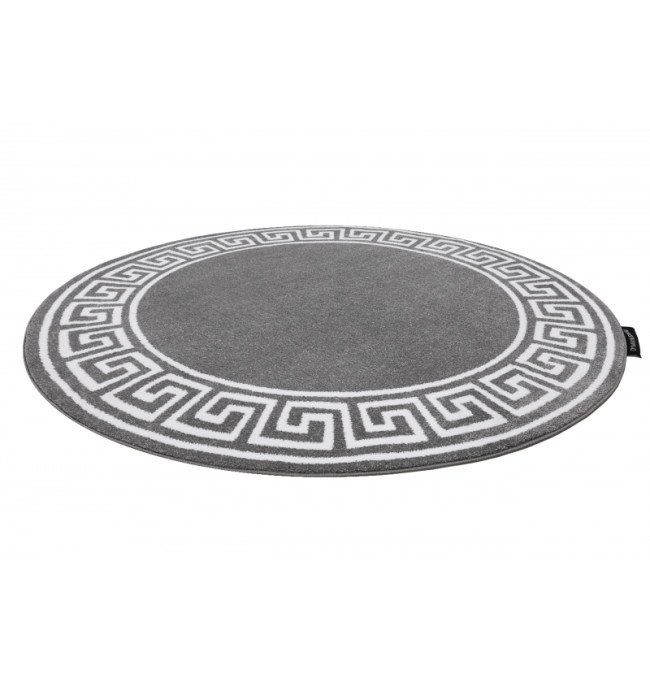 Koberec HAMPTON Grecos kruh šedý