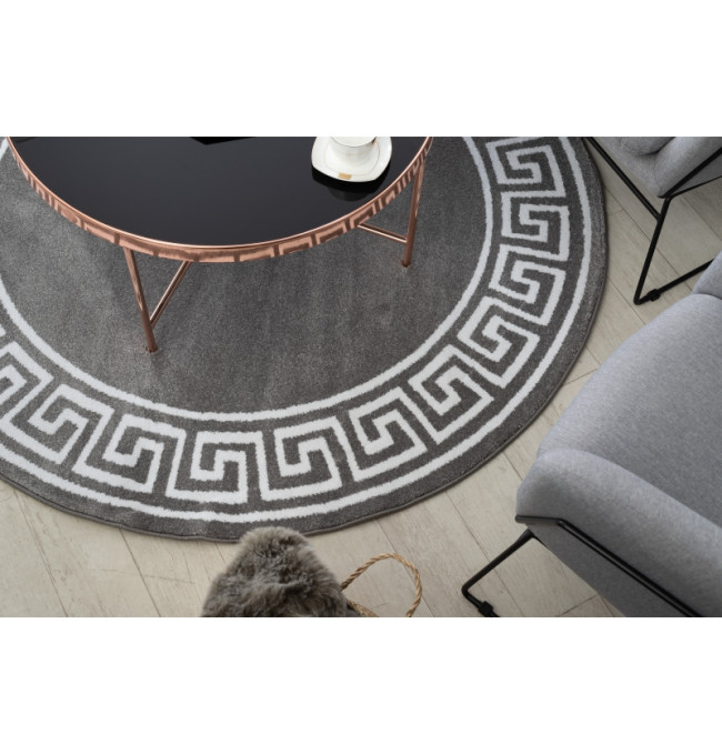 Koberec HAMPTON Grecos kruh šedý