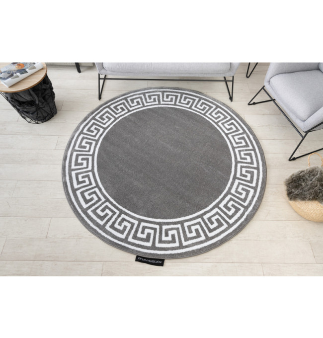 Koberec HAMPTON Grecos kruh šedý