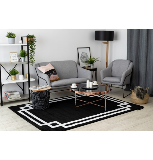 Koberec HAMPTON Lux černý