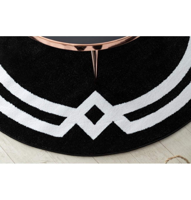 Koberec HAMPTON Lux kruh černý