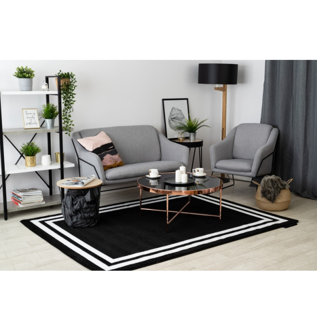 Koberec HAMPTON Ramka černý