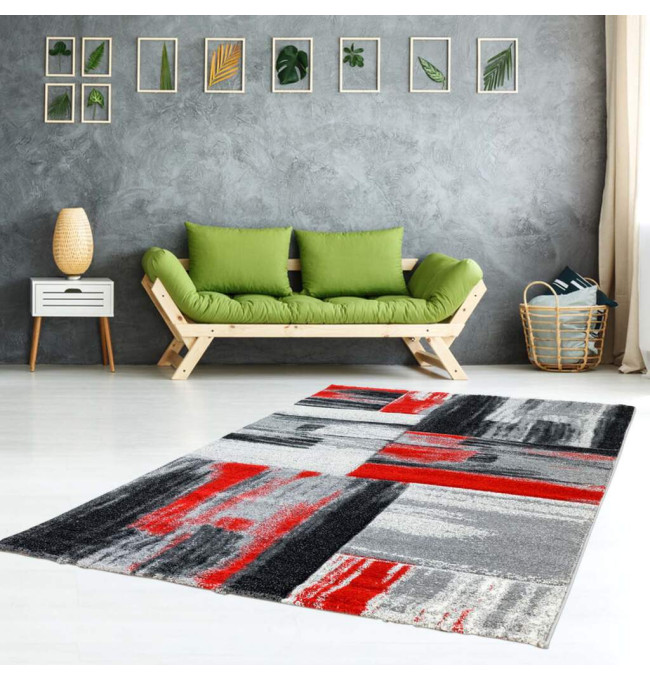 Koberec Handcarving 100 červený