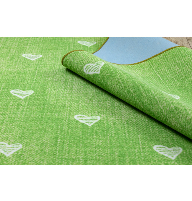Koberec HEARTS Jeans - zelený