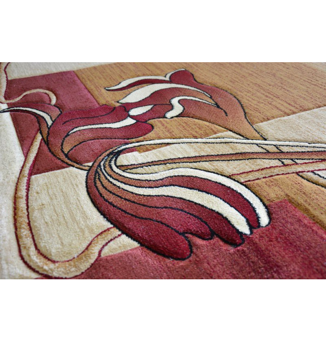 Koberec heat-set KIWI 3763 l.beige/rose