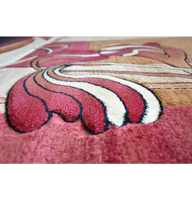 Koberec heat-set KIWI 3763 l.beige/rose