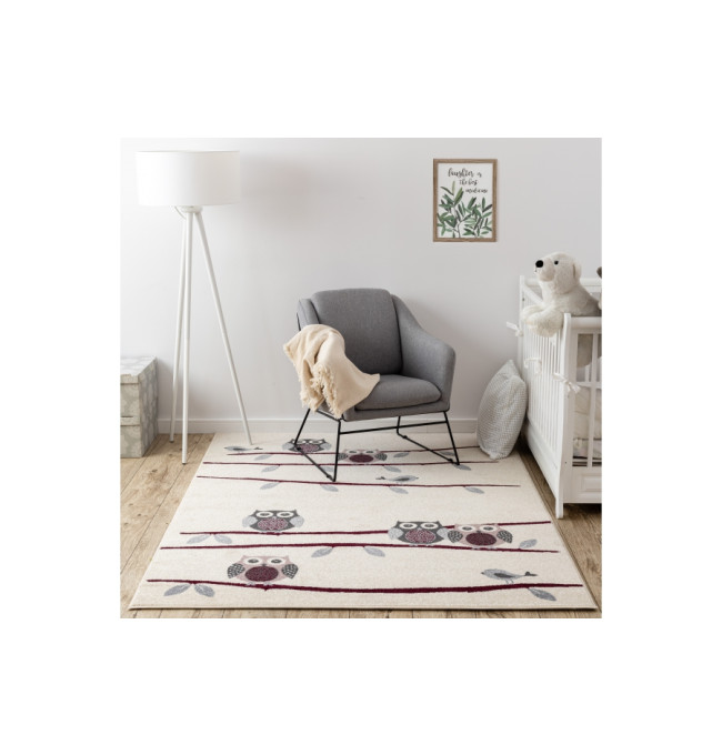 Koberec HEOS 78465 krém / bordo SOVY