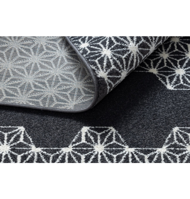 Koberec HEOS 78547 HEKSAGON PUZZLE antracyt / krém