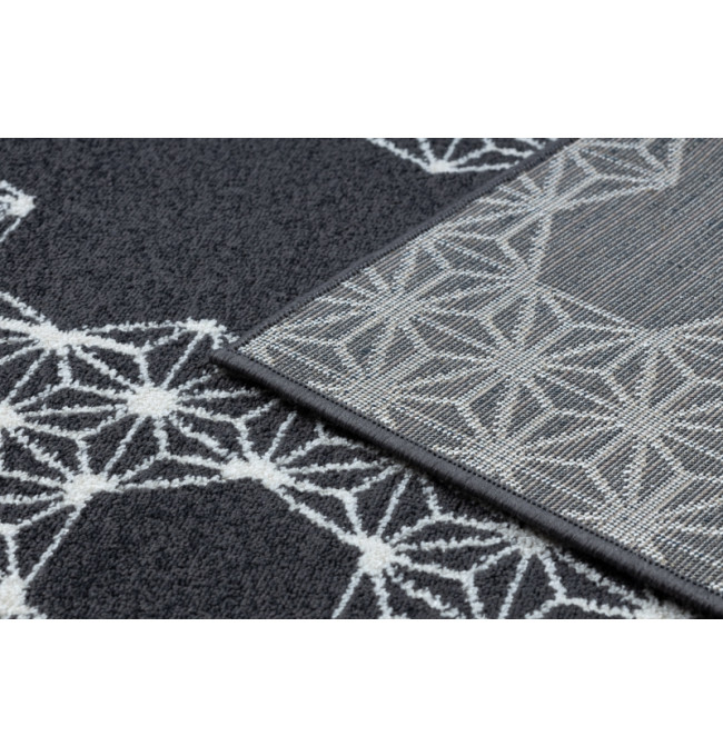 Koberec HEOS 78547 HEKSAGON PUZZLE antracyt / krém