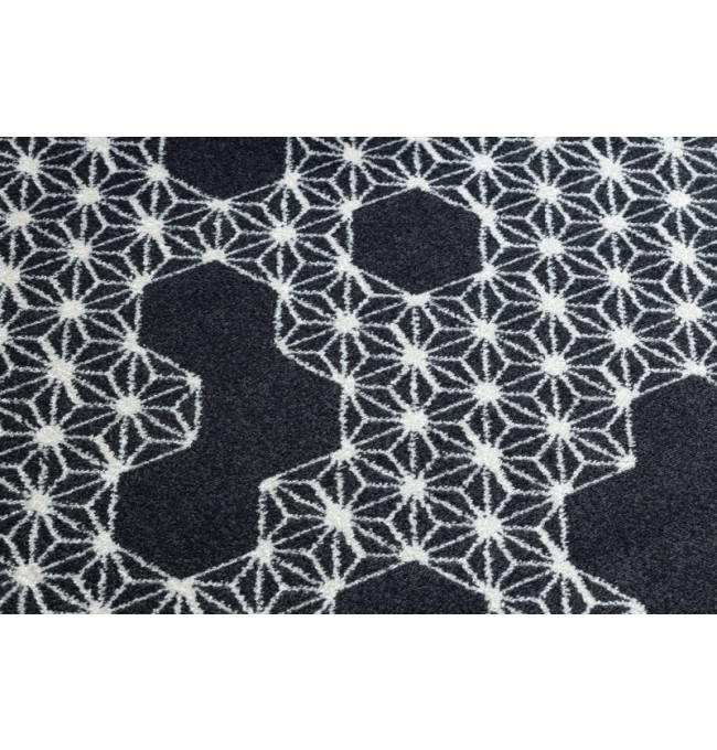 Koberec HEOS 78547 HEKSAGON PUZZLE antracyt / krém