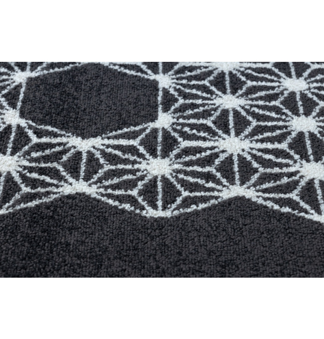 Koberec HEOS 78547 HEKSAGON PUZZLE antracyt / krém