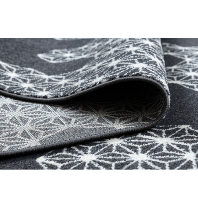 Koberec HEOS 78547 HEKSAGON PUZZLE antracyt / krém