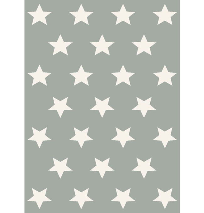 Koberec HVĚZDIČKY šedý