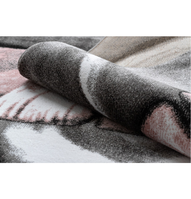 Koberec INTERO PHONO 3D Čtverce růžový