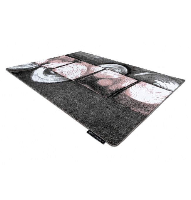 Koberec INTERO PHONO 3D Čtverce růžový