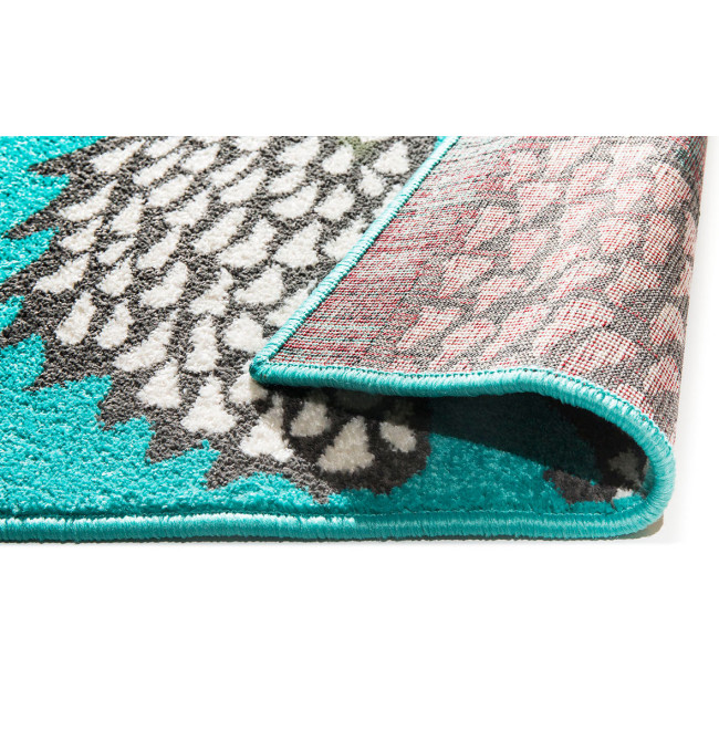 Koberec JEŽCI tyrkysový