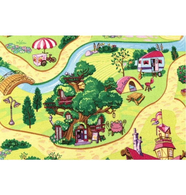 Koberec kruh CANDY TOWN