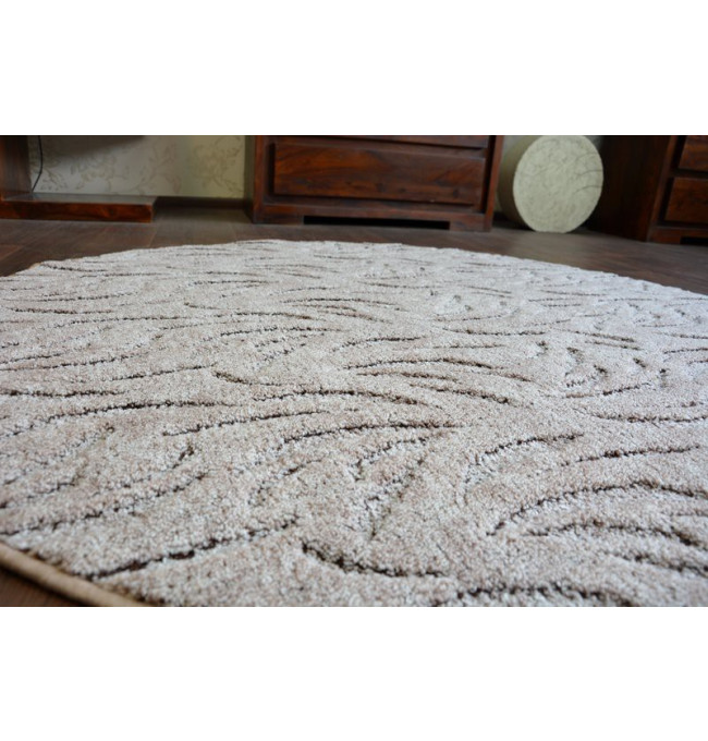 Koberec kruh IVANO hnědý