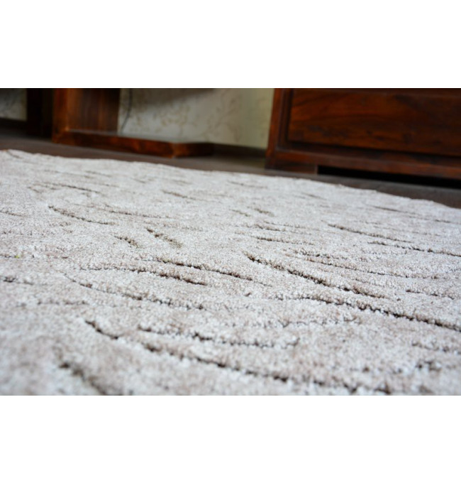 Koberec kruh IVANO hnědý