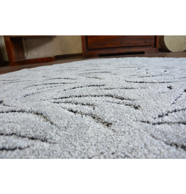 Koberec kruh IVANO šedý